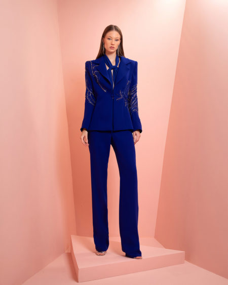 Pant & Jacket indigo blue color