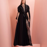 Muslin dress with embroidery Cape