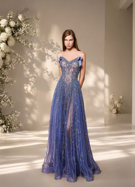 Periwinkle Romance Gown