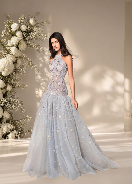 Azure Garden Gown